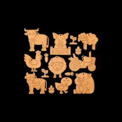 Kinder Søstrene Grene Schweiz Holzspielzeug<DIY-Set Animal Friends