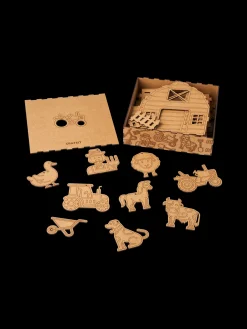 Kinder Søstrene Grene Schweiz Holzspielzeug<DIY-Set Barn Life