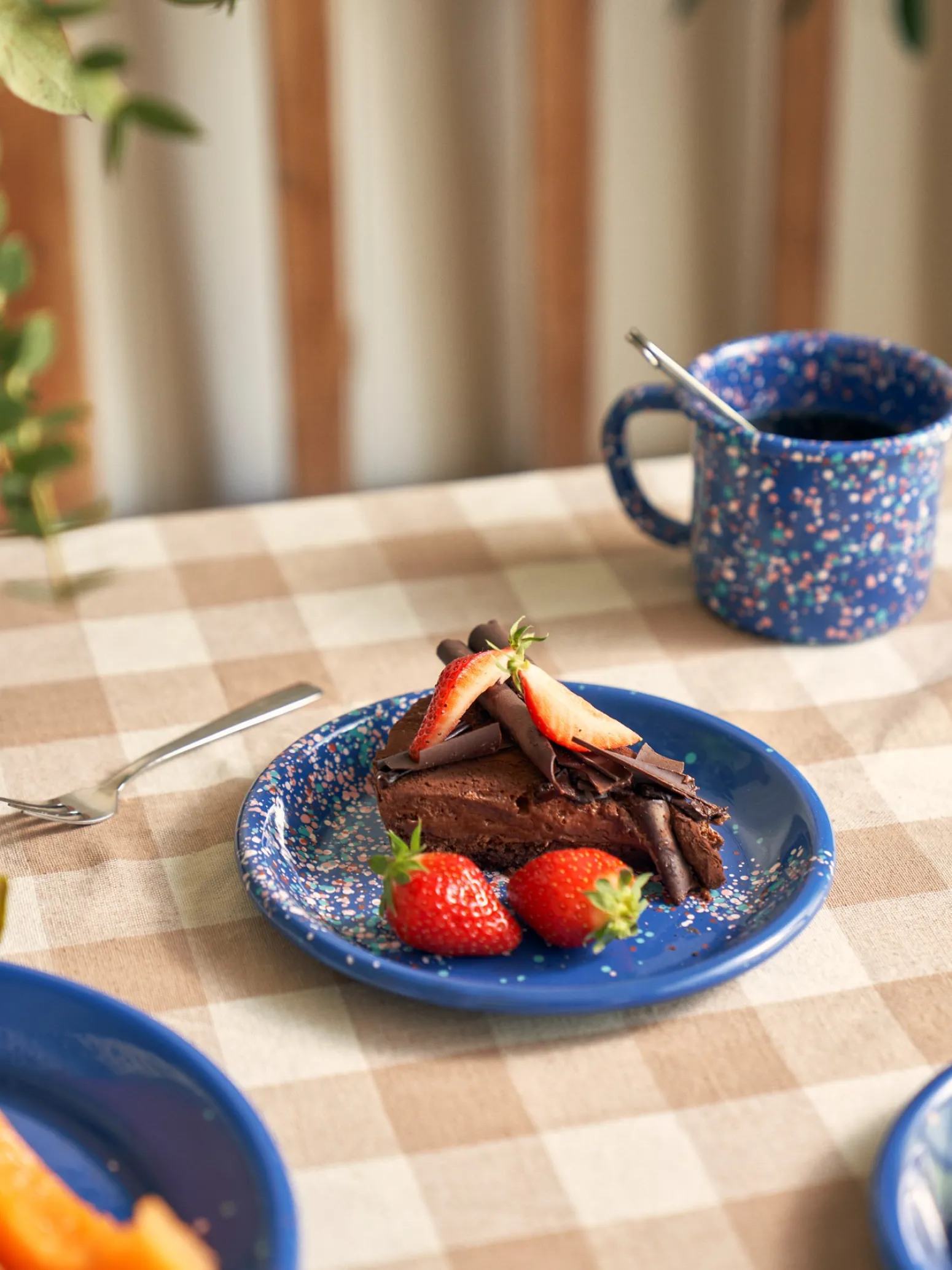 Søstrene Grene Schweiz Geschirr<Flow Fest Teller Ø17,5 - Blau