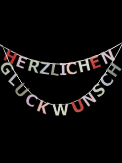 Søstrene Grene Schweiz Partydeko<Herzlichen Glückwunsch-Girlande
