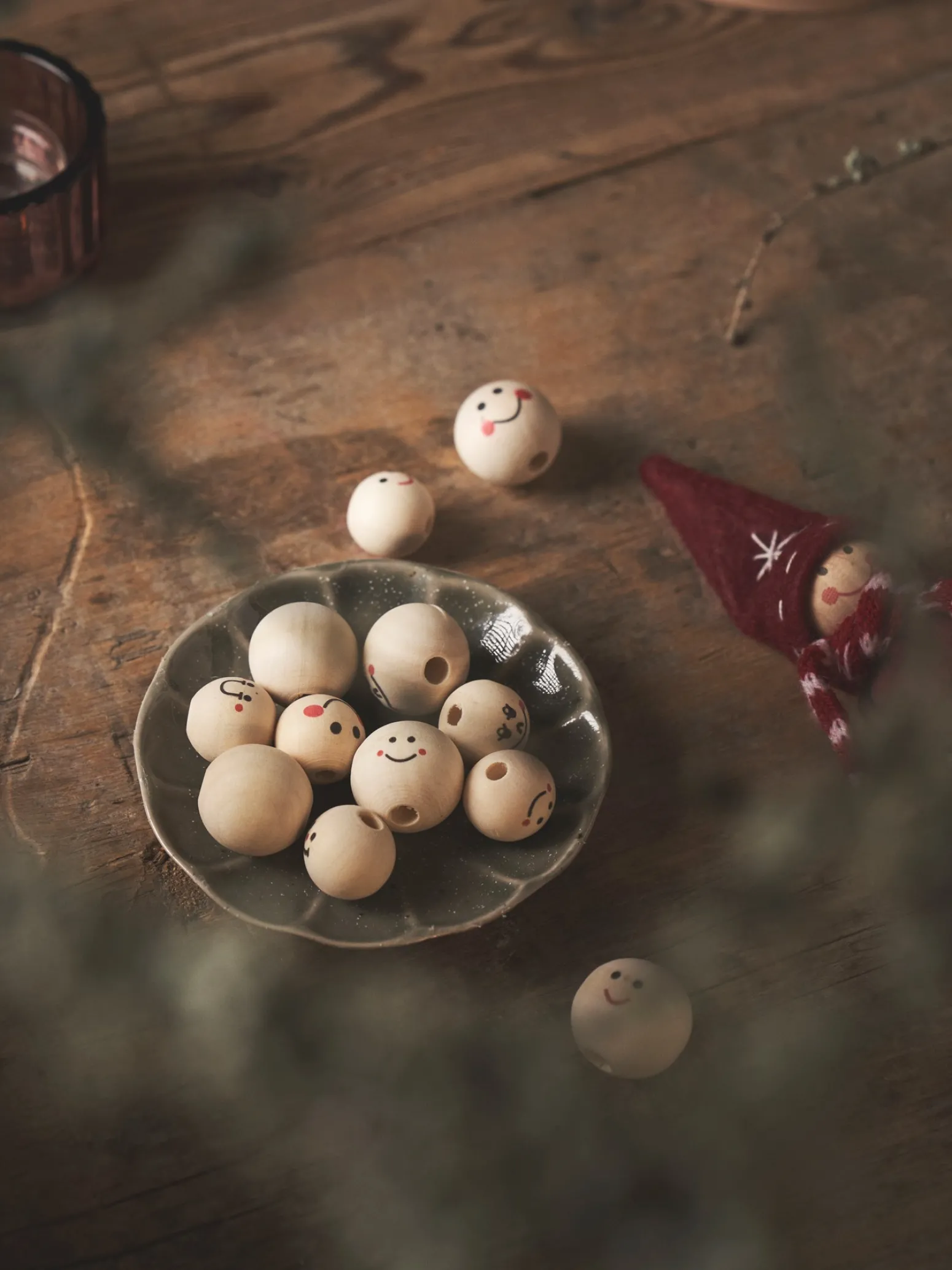 Søstrene Grene Schweiz Dekoration<Holzperlen Mit Gesichtern