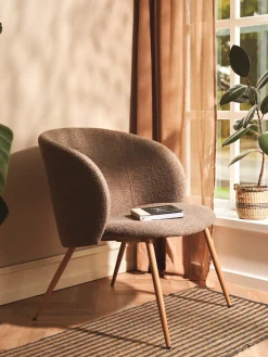 Søstrene Grene Schweiz Stühle<Loungesessel Mit Bouclé-Stoff