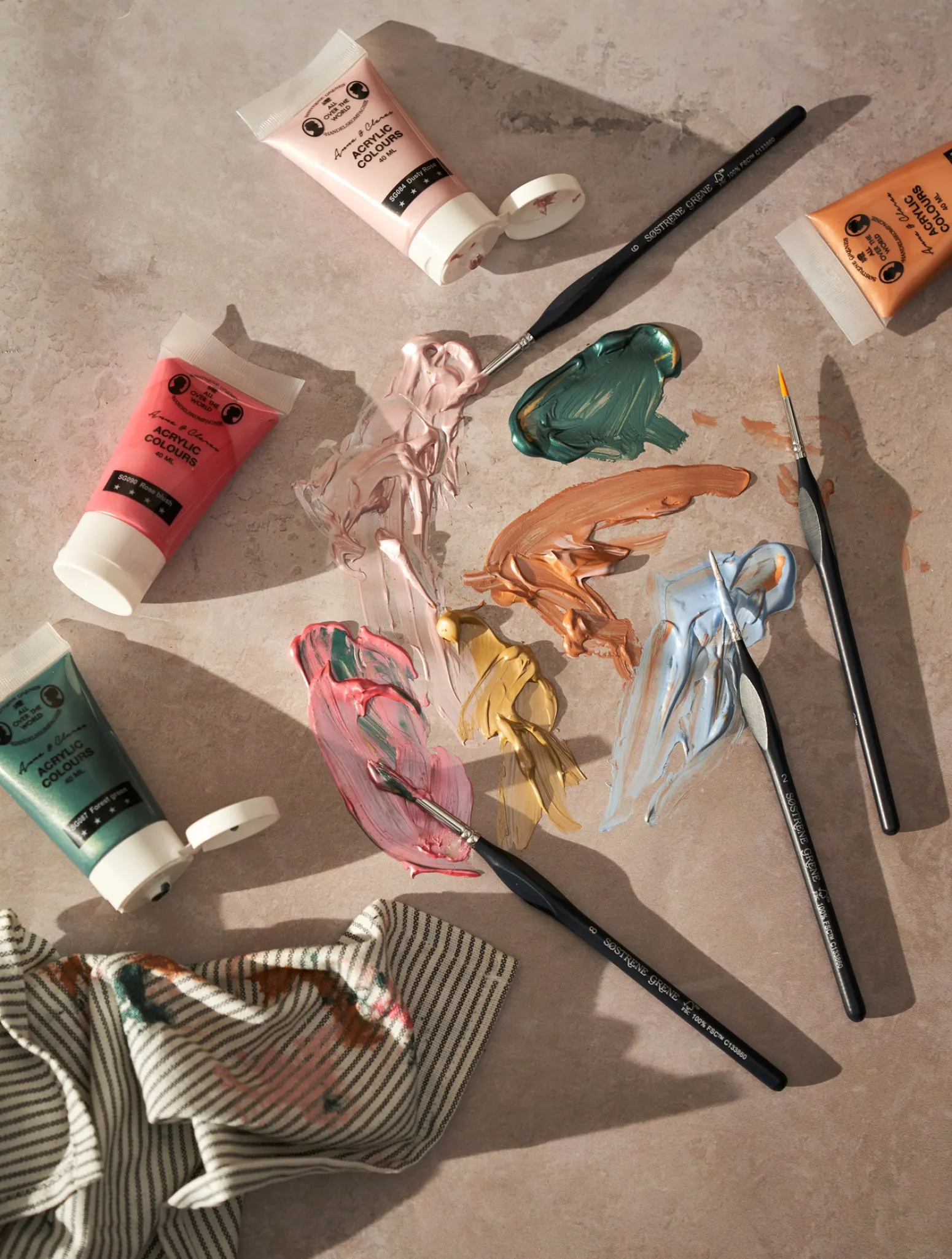 Søstrene Grene Schweiz Pinsel<Nylonpinsel-Set 2/3