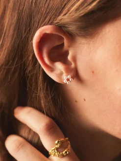 Søstrene Grene Schweiz Ohrringe<Phine Perlenblumen-Ohrringe