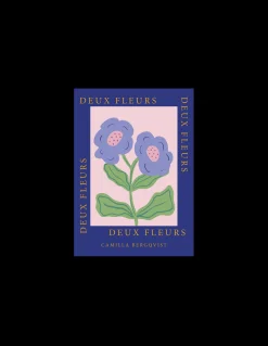 Søstrene Grene Schweiz Rahmen Und Poster<Poster Deux Fleurs Dunkelblau A4