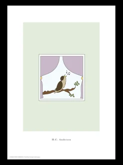 Kinder Søstrene Grene Schweiz Kinderinterieur<Poster Die Nachtigall A3