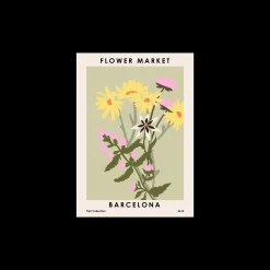 Søstrene Grene Schweiz Rahmen Und Poster<Poster Flower Market Barcelona 50 X 70