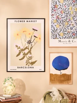 Søstrene Grene Schweiz Rahmen Und Poster<Poster Flower Market Barcelona 50 X 70