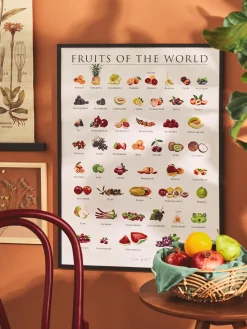 Søstrene Grene Schweiz Rahmen Und Poster<Poster Fruits Of The World 50 X 70