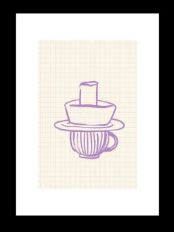 Søstrene Grene Schweiz Rahmen Und Poster<Poster Køkkenkunst Lila A3