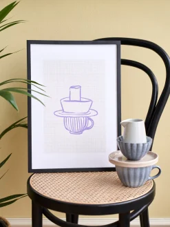 Søstrene Grene Schweiz Rahmen Und Poster<Poster Køkkenkunst Lila A3