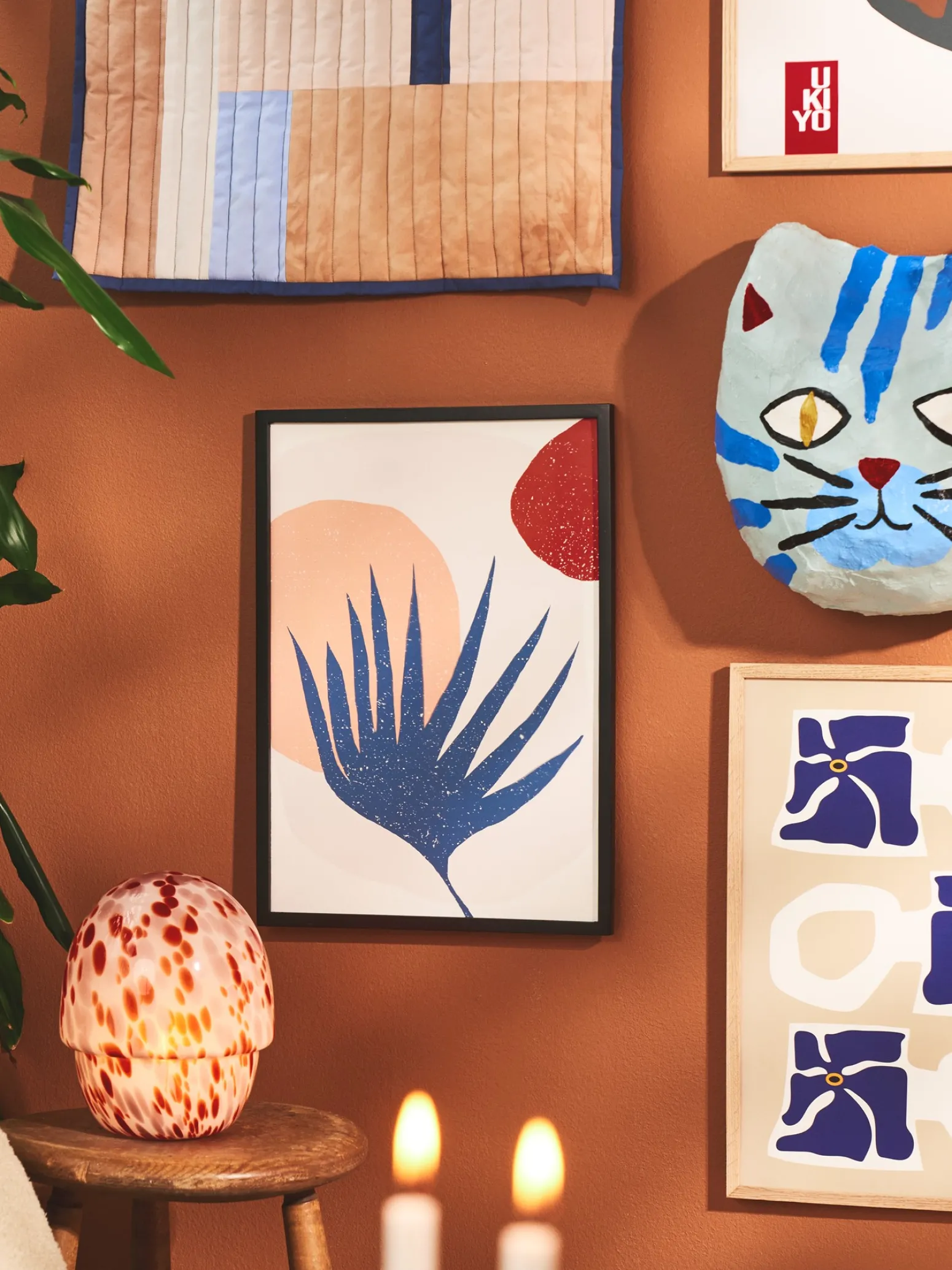 Søstrene Grene Schweiz Rahmen Und Poster<Poster Palm Leaf And Sun A3