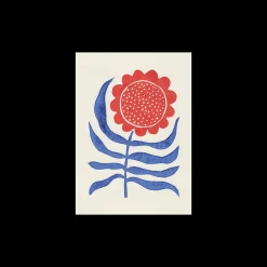 Søstrene Grene Schweiz Rahmen Und Poster<Poster Red Flower / Lino Print A3