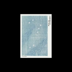 Søstrene Grene Schweiz Rahmen Und Poster<Poster Woodblock Print Blue A3