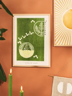 Søstrene Grene Schweiz Rahmen Und Poster<Poster Woodblock Print Green A3