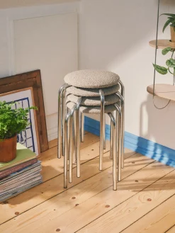 Søstrene Grene Schweiz Stühle<Stuhl Mit Bouclé-Stoff