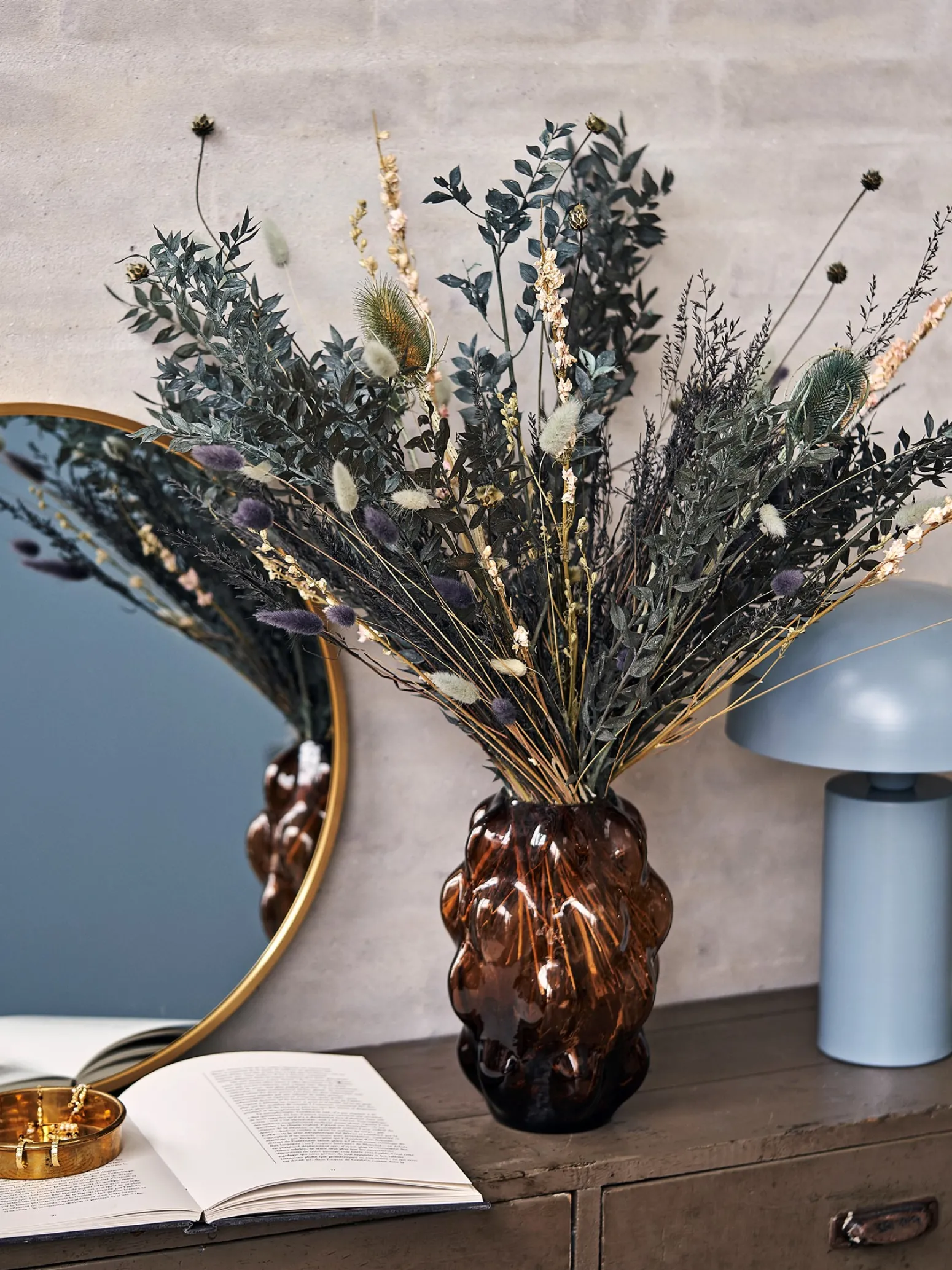 Søstrene Grene Schweiz Dekoration<Trockenblumen Mystic Blue Medium